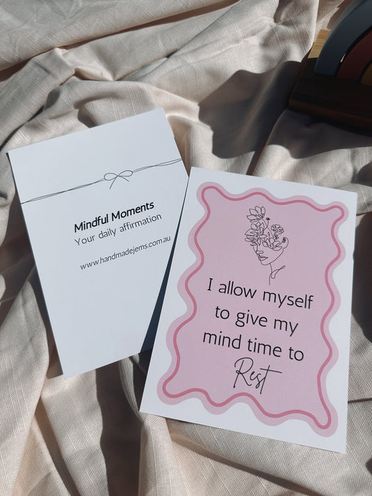 Rest Affirmation Print