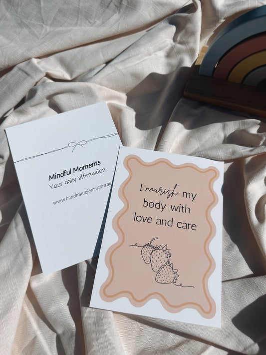 Nourish Affirmation Print