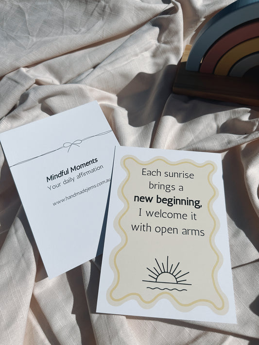 New Beginning Affirmation Print