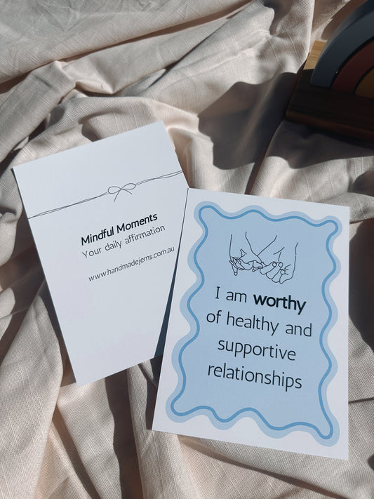 Worthy Affirmation Print