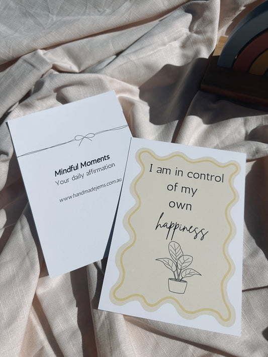 Happiness Affirmation Print